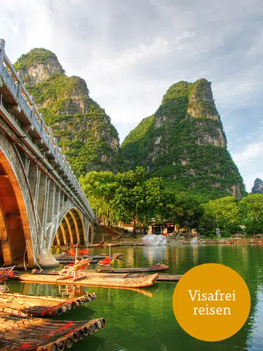 China - historische Plätze und Naturschönheiten