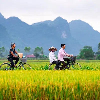 Vietnam per Rad und Rikscha