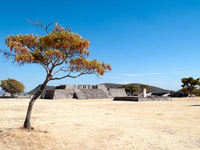 Rundreise Mexiko Xochicalco Pyramide