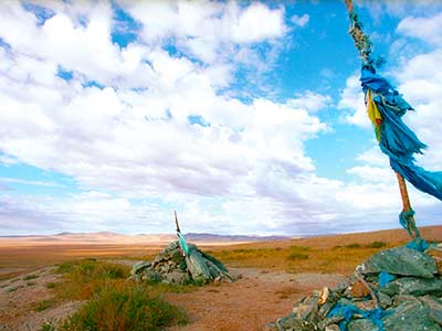 Mongolei Steppe