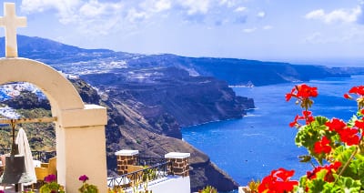 Kreta mit Blick auf das Meer