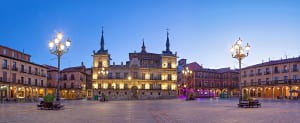 Platz in Salamanca in der Region Kastilien-Leon