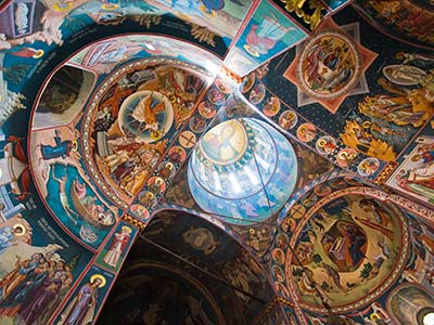 Rundreise Rumänien Bukarest Kirchenmalerei