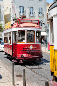 Portugal Lissabon Straßenbahn