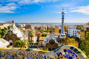 Park Güell, Barcelona, Spanien