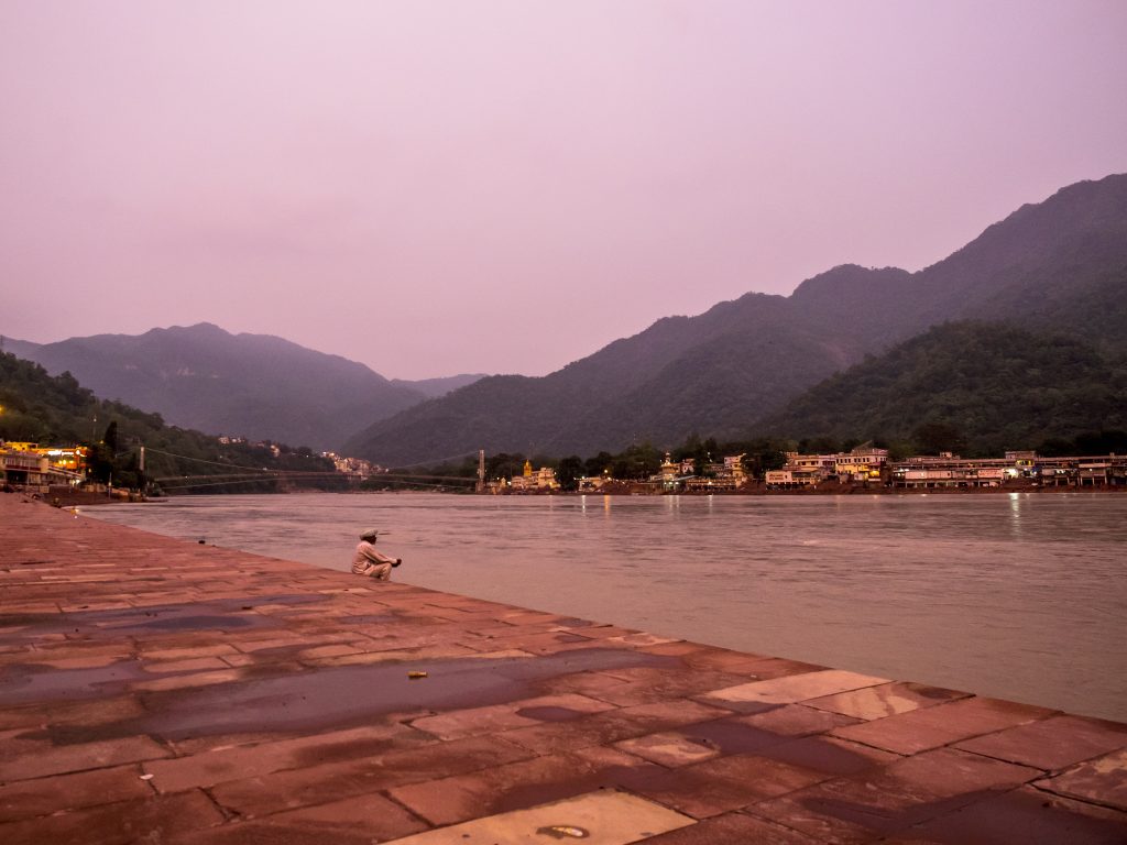 Ganges, Fluss, Dämmerung, Sonnenuntergang