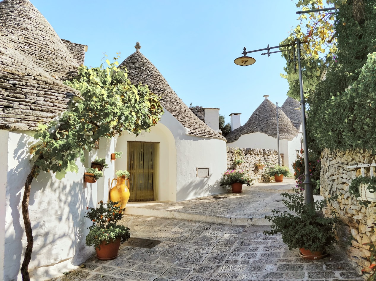 Die Trulli in Apulien