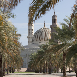 Sultan Qaboos Moschee in Maskat Oman | Gebeco