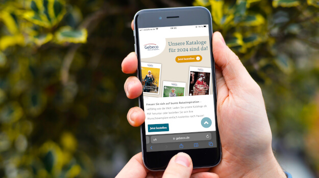 Zur Anmeldung des Gebeco-Newsletters