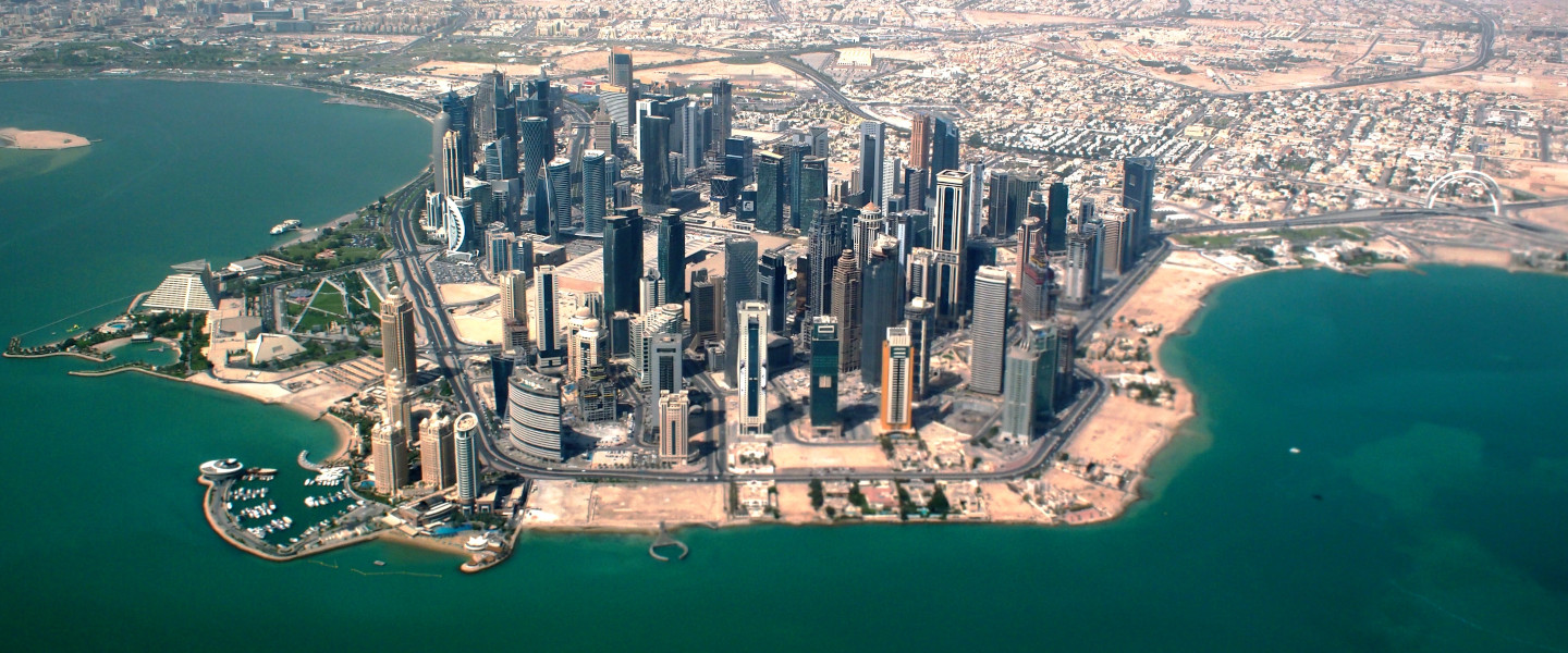 Vogelblick auf Doha in Qatar | Gebeco