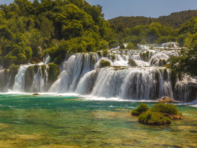 Krka Nationalpark - Blick auf Wasserfälle | Gebeco