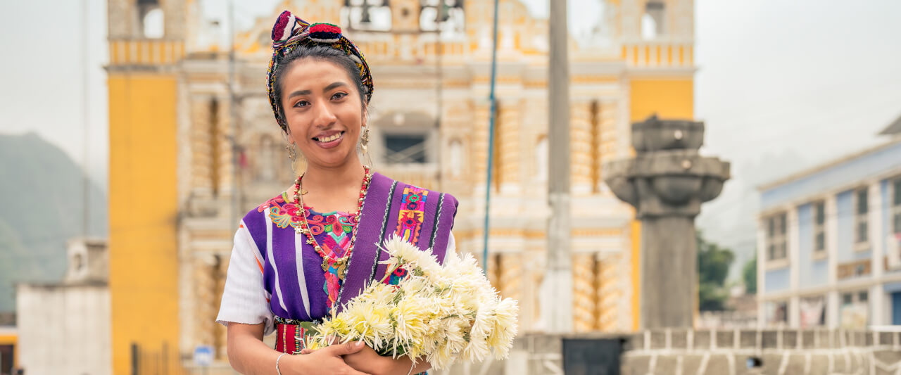 Junge Frau in Guatemala | Gebeco