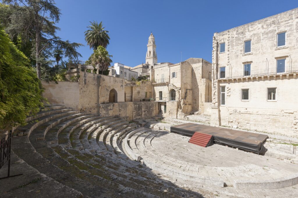 Amphitheater in Lecce, Apulien, Italien I Gebeco