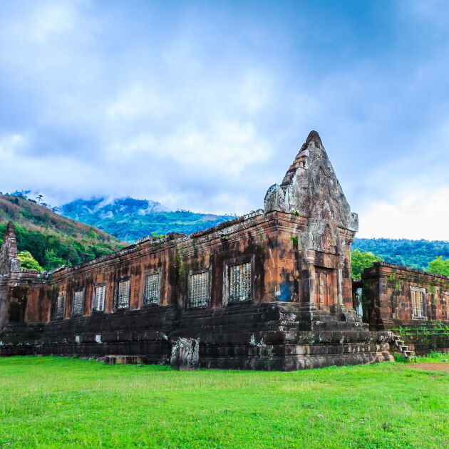 Wat Phou Tempelruinen in Laos