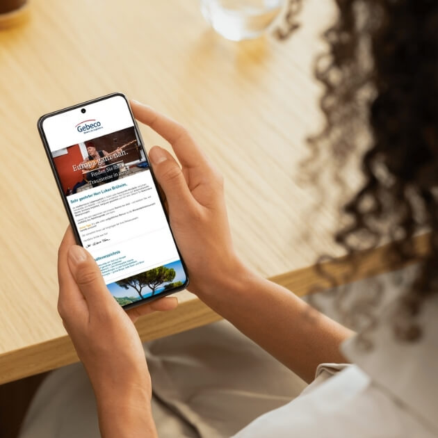 Zur Anmeldung des Gebeco-Newsletters