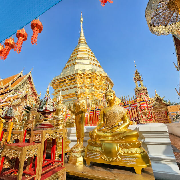 Buddhistischer Tempel in Chiang Mai