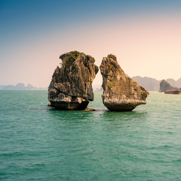 Halongbucht in Vietnam