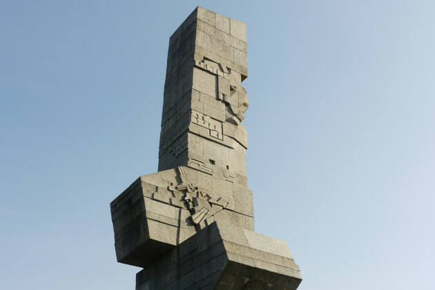 Westerplatte-Denkmal bei Danzig als Mahnmal des Zweiten Weltkriegs. | Gebeco
