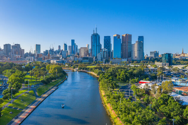 Zu den Informationen über Melbourne