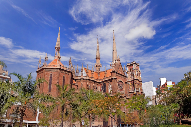 Capuchins Church Córdoba Argentinien – neugotische Kirche im Stadtzentrum
