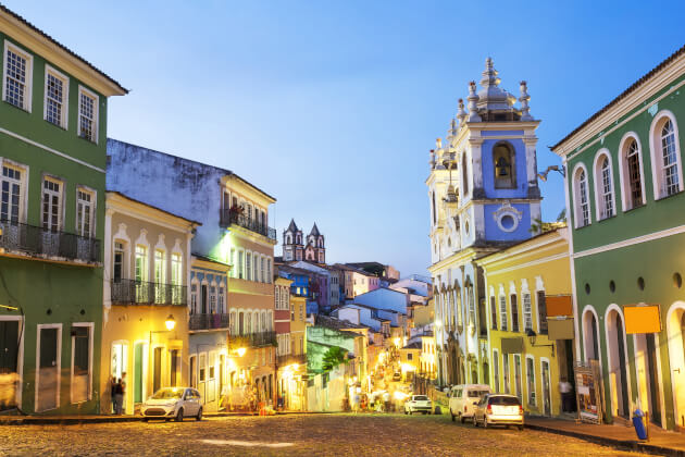 Salvador da Bahia Brasilien – Historisches Viertel Pelourinho bei Abenddämmerung | Gebeco