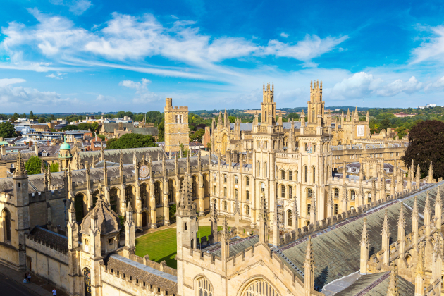 Universität Oxford in England – historische Gebäude im gotischen Stil