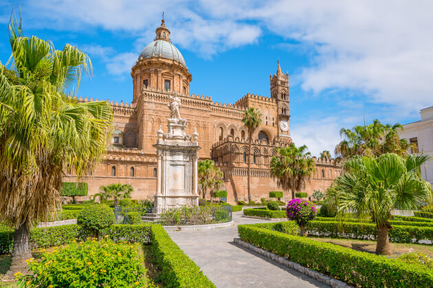Kathedrale von Palermo auf Sizilien Italien – normannisch-arabische Architektur