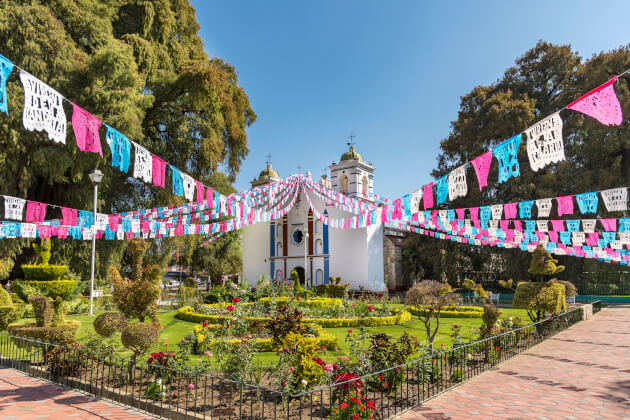 Geschmücktes Haus in Oaxaca in Mexiko | Gebeco
