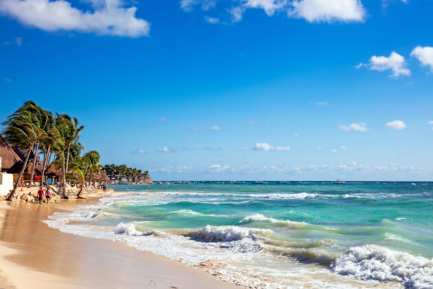 Strandabschnitt der Playa Del Carmen in Mexiko | Gebeco