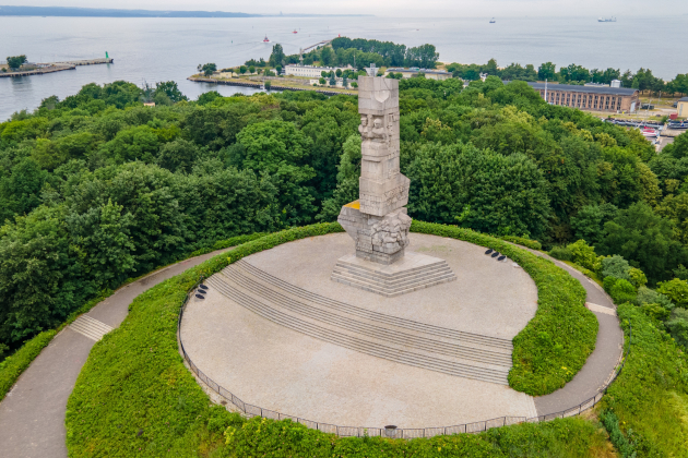 Polen Danzig Westplatte Gedenkstätte Zweiter Weltkrieg Monument | Gebeco