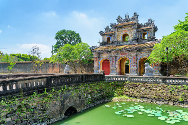 Historisches Tor im Königspalast von Hue. | Gebeco