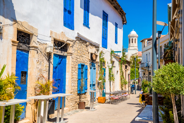 Die historische Straße Genethliou Mitellla in Limassol in Zypern | Gebeco