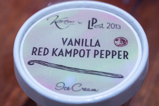Vanilla Red Kampot Pepper Eiscreme